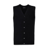 Men`s V-Neck Sleeveless Knitted Cardigan Russell 719M